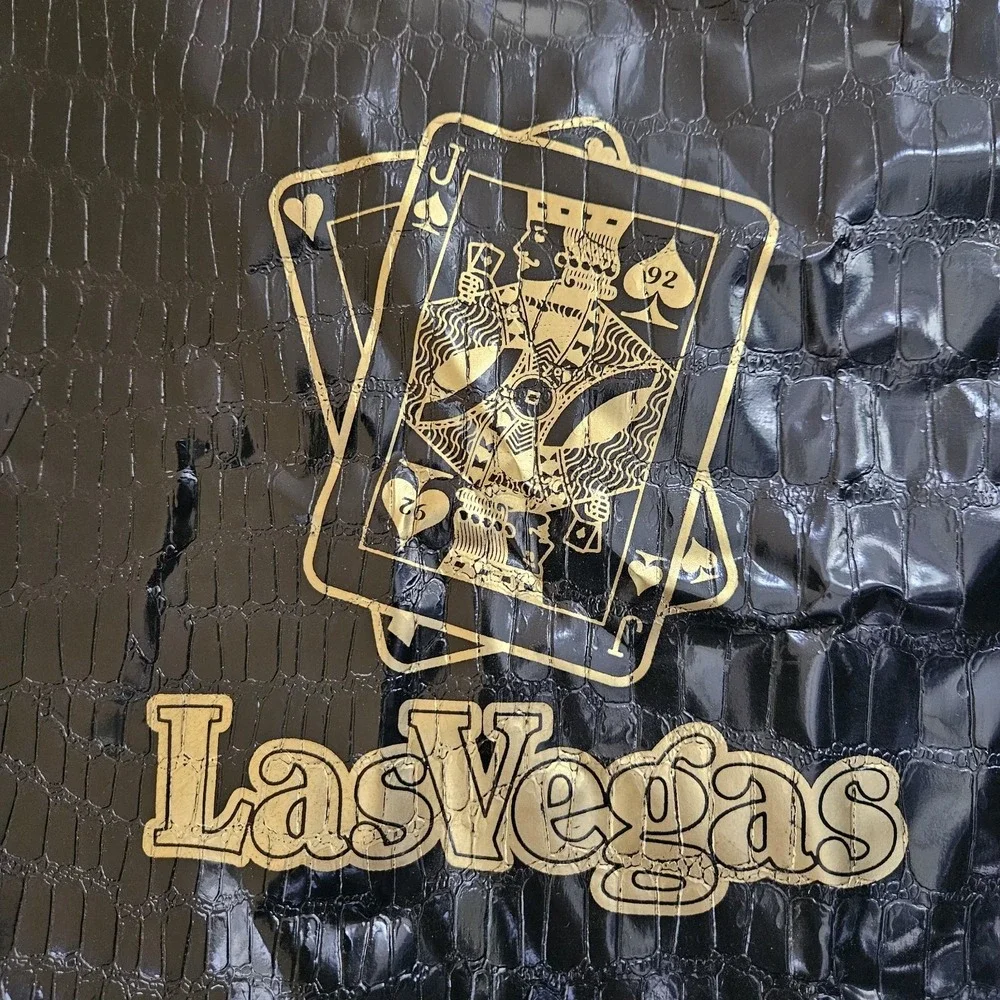 Las Vegas Garment Bag Unisex OS Black Crocodile Embossed Suit Cover Luggage‎